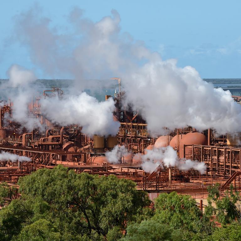 The Queensland Alumina Limited (QAL), alumina refinery in Gladstone will now be 100% managed by Rio Tinto in response to Australian Government sanctions on Russia-backed companies. Picture: Dan Peled