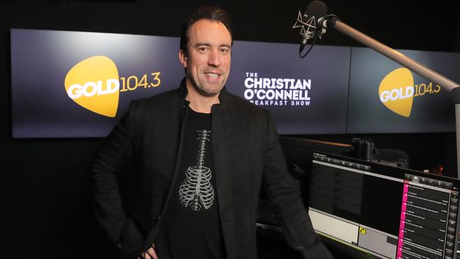 The Christian O’Connell Show is Melbourne’s number one FM breakfast show. Picture: Stuart McEvoy/The Australian