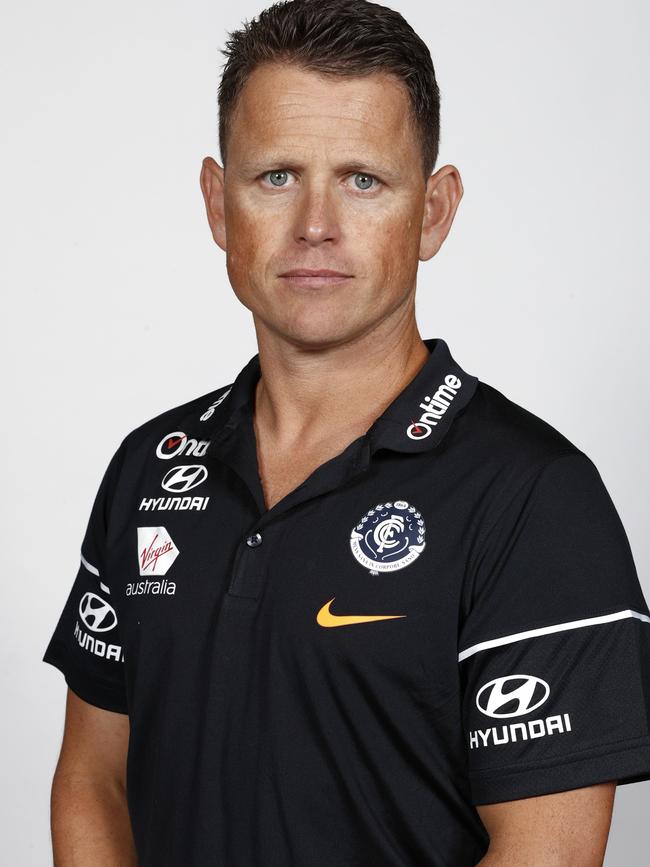 Carlton coach Brendon Bolton