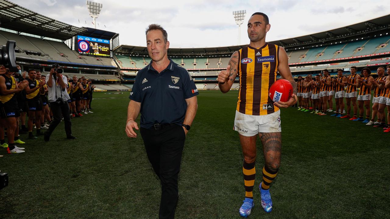 Alastair Clarkson walks off centre stage — for now.