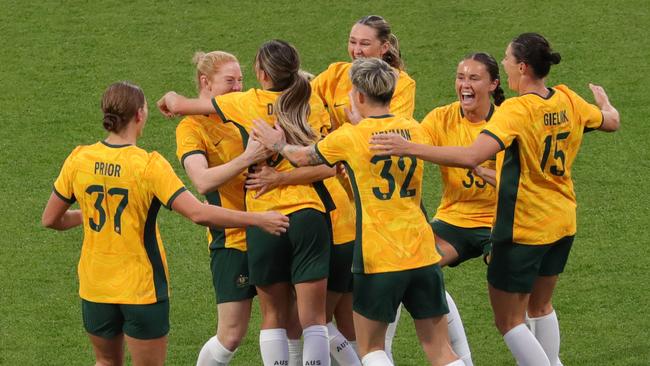 The Matildas were all over Chinese Taipei. Picture: Mark Wilson