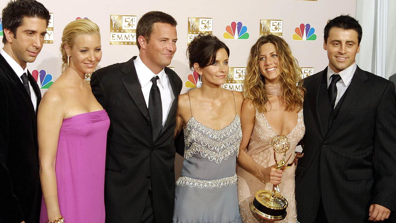 The cast of Friends were famously close - and Perry’s former co-stars were devastated by his death. Picture: Lee Celano/AFP