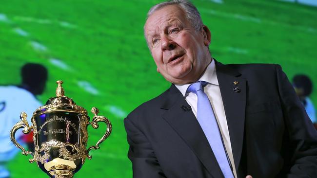 Having won another term of office as World Rugby chairman, Bill Beaumont will be presiding over a game that is divided roughly along the line of the equator. Picture: AP