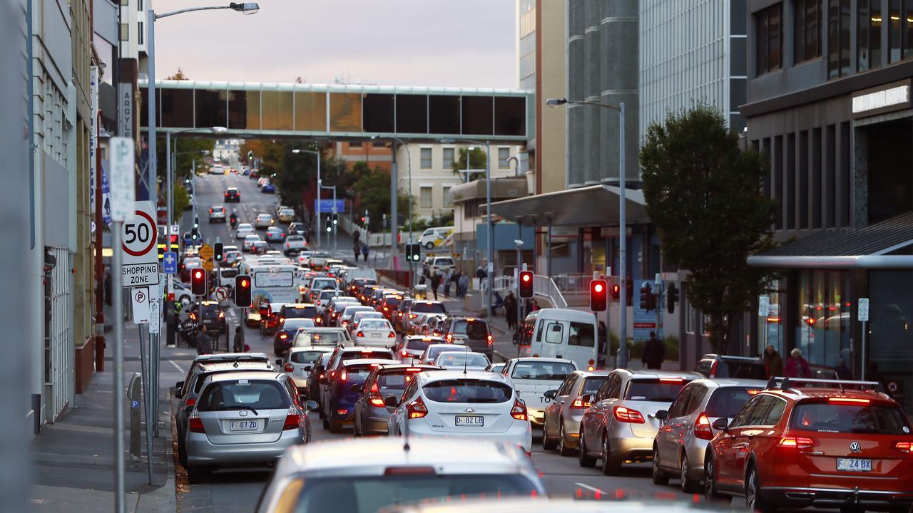 Traffic jam on Argyle St. PICTURE: MATT THOMPSON