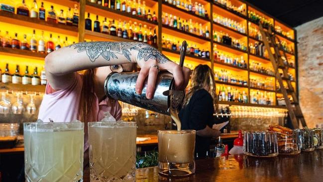 The bar at Roy Hammond on Armstrong St in Ballarat. Photo: Roy Hammond