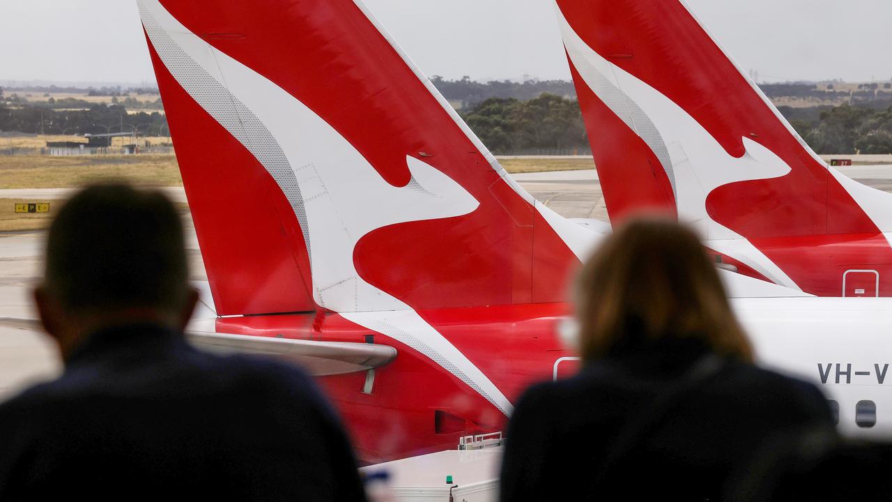 Qantas is facing questions over its handling of Covid travel credits. Picture: NCA NewsWire / Ian Currie