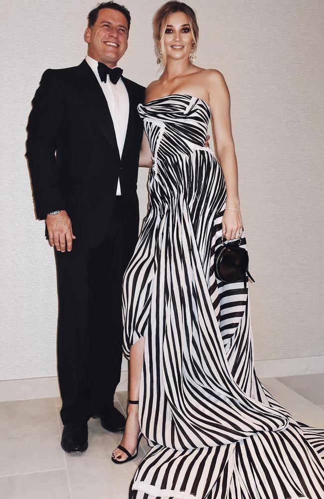 Karl Stefanovic and Jasmine Yarbrough at the 2018 Logies