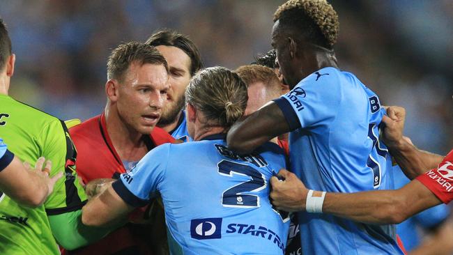 The Wanderers’ brought a new intensity to the A-League. Photo: Mark Evans