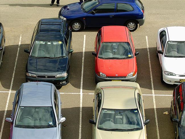 Car parking congestion could be solved by this app. Picture: Ros Cannon.