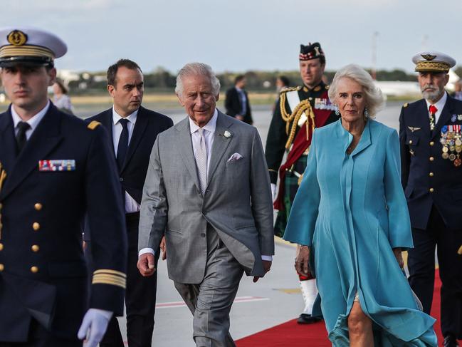 Charles and Camilla have just wrapped up a whirlwind three-day tour of France. Picture: Thibaud Moritz/Pool/AFP