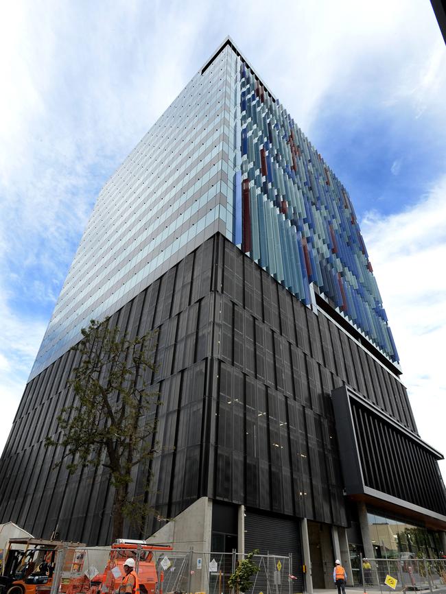 The new ATO building at 913 Whitehorse Rd, Box Hill that features the squat toilets. Picture: Steve Tanner