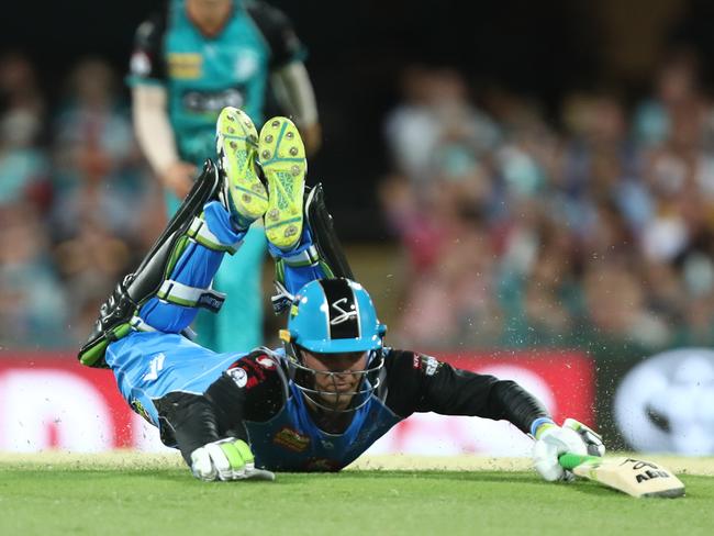 It’s time to farewell Alex Carey of the Strikers. Picture: Getty Images