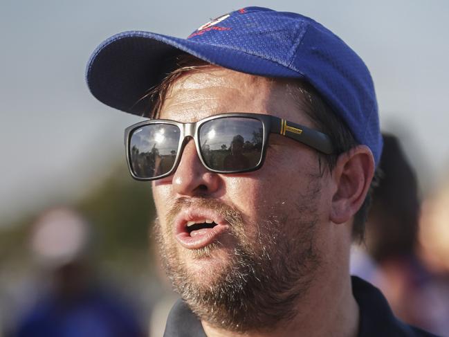 Southern FNL football: Keysborough v East Brighton. Keysborough coach Matthew Ferguson. Picture: Valeriu Campan