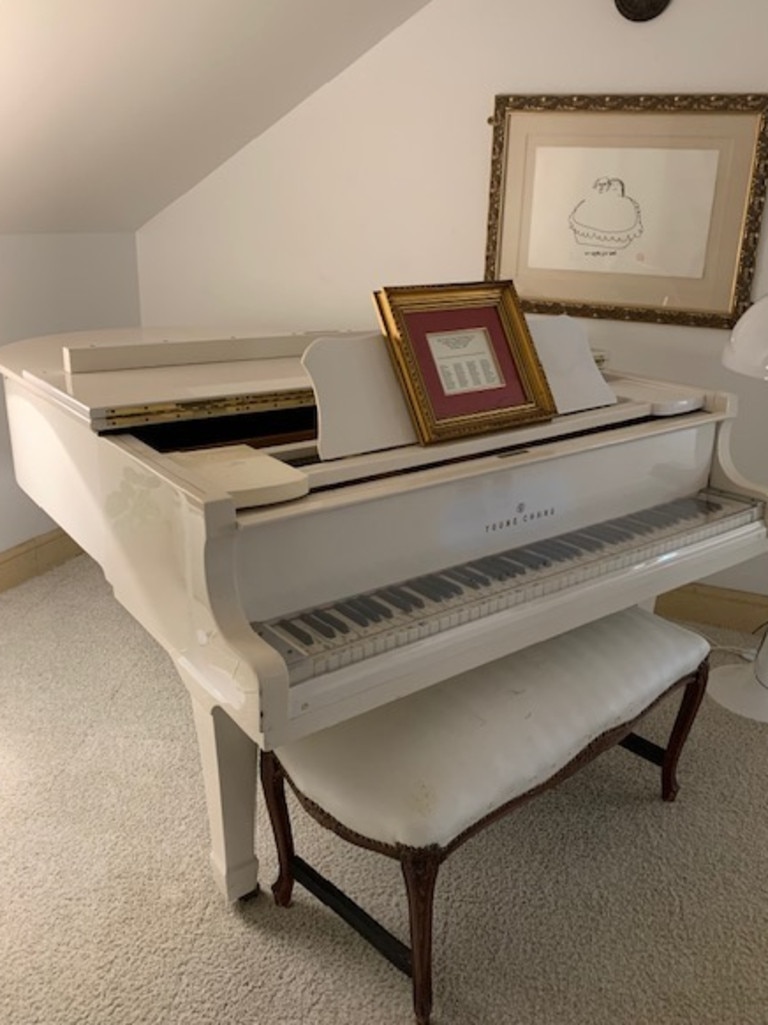 John Lennon’s piano. Picture: Supplied