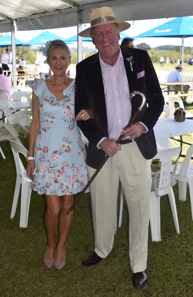 Caroline Lewis and Anthony Runacres enjoy their day at the Polo By the Sea event in Maroochydore. Picture: Eddie Franklin