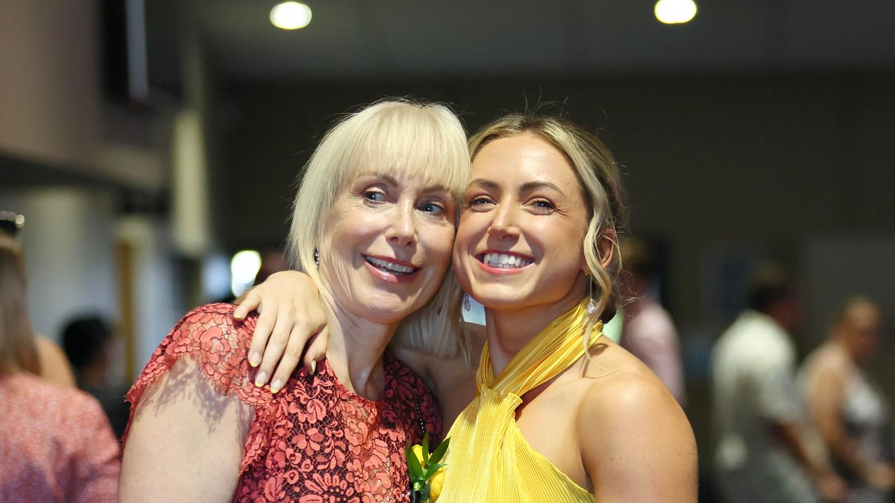 Suzie Lightfoot and with her daughter Paris embrace at Daniel’s funeral. Picture: NCA NewsWire/Tertius Pickard