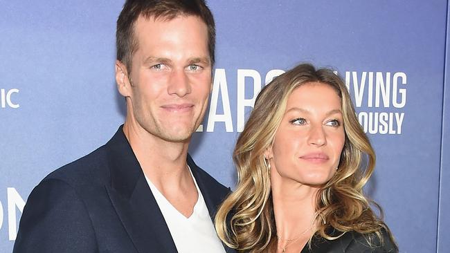 NEW YORK, NY - SEPTEMBER 21: Professional Football player Tom Brady and wife, model Gisele Bundchen attend National Geographic's "Years Of Living Dangerously" new season world premiere at the American Museum of Natural History on September 21, 2016 in New York City. (Photo by Michael Loccisano/Getty Images)