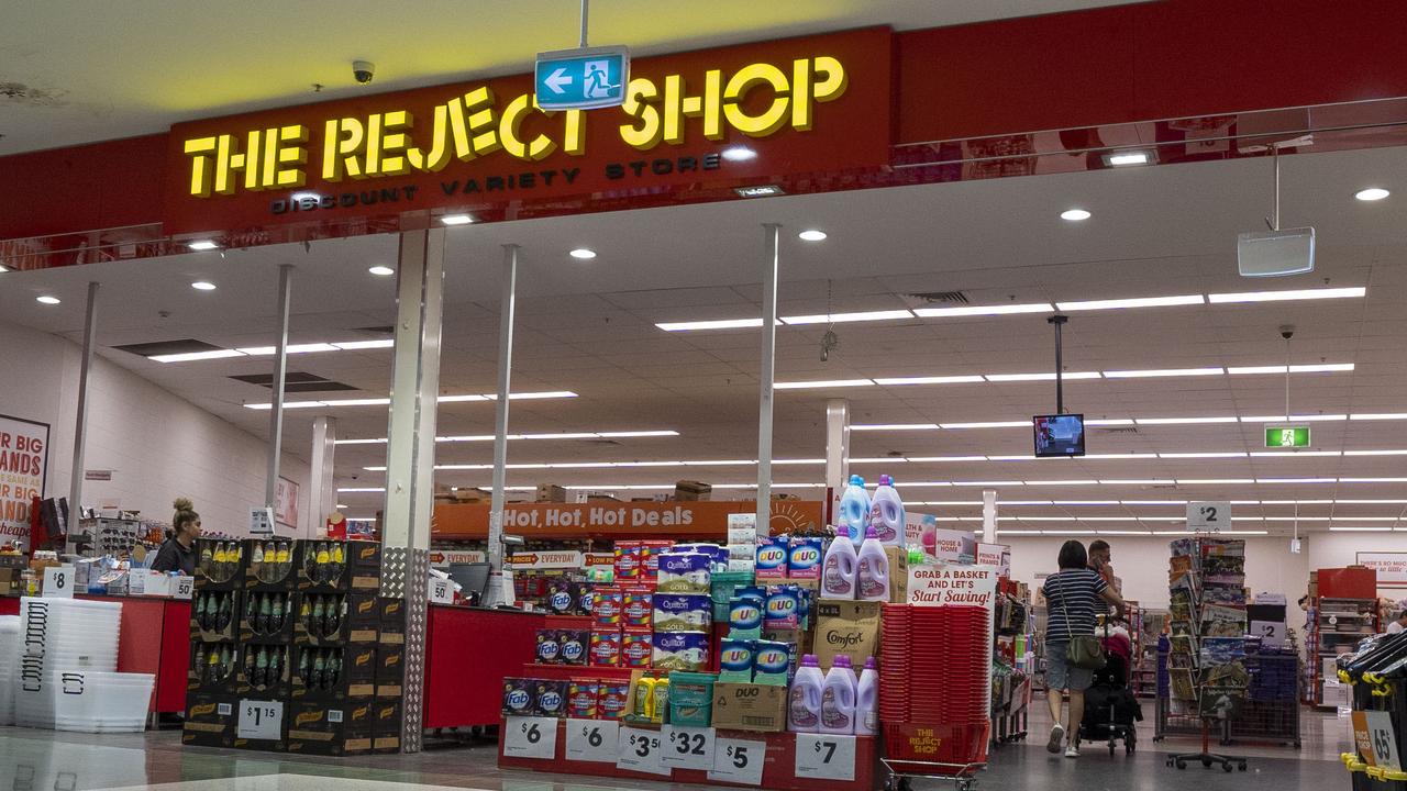 The Reject Shop’s stores have started stocking essential grocery items nationwide. Picture: AAPMatthew Vasilescu