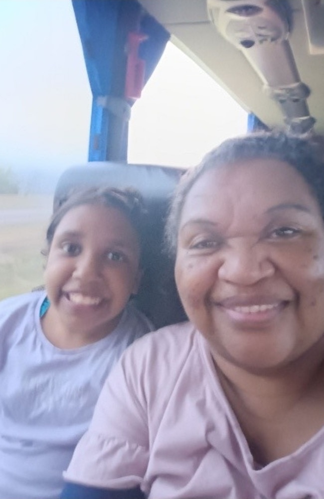 Emma 'Alli' Sailor with Missy, on the bus shortly before the tragic crash.