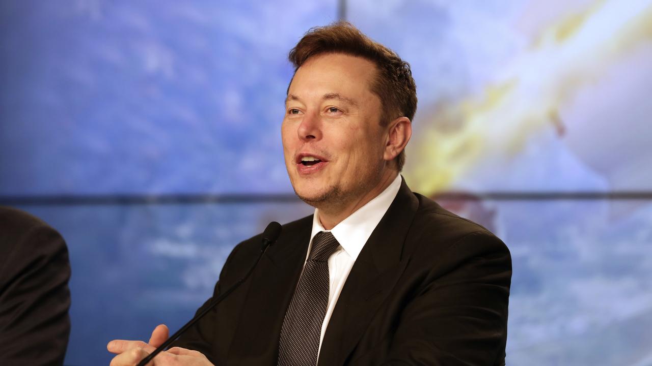 Elon Musk has a plan to send hundreds of satellites into low Earth orbit to deliver internet services. Picture: AP Photo/John Raoux