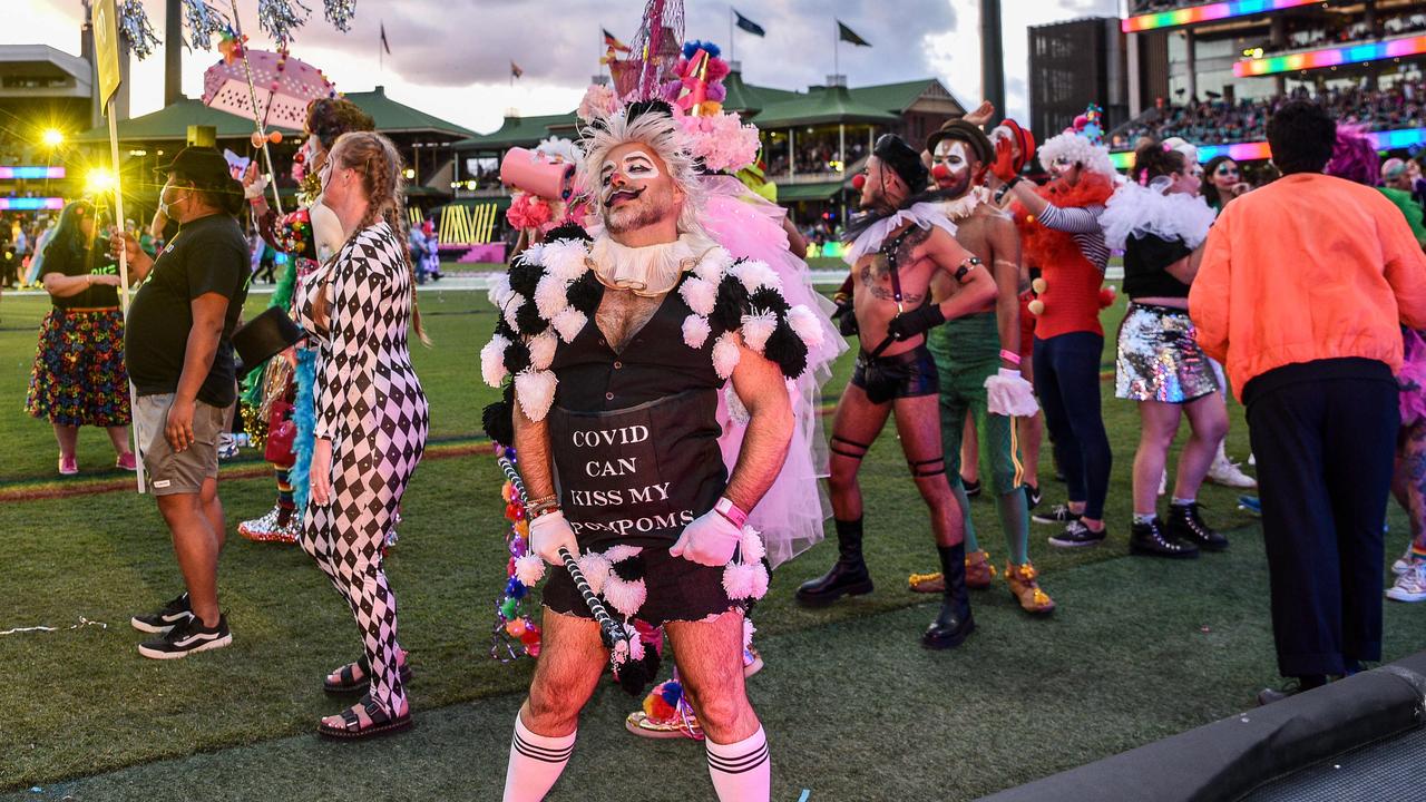 Marchers were in high spirits. Picture: NCA NewsWire/Flavio Brancaleone