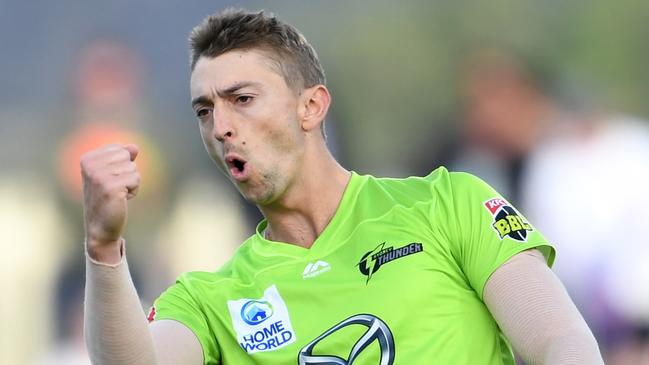 Sams caught the eye playing for Sydney Thunder in last season’s Big Bash.