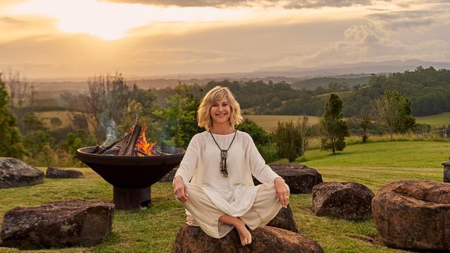 Olivia Newton-John at her Gaia Retreat &amp; Spa. Picture: Mark Sullivan-Bradley