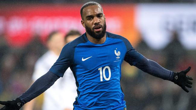 Australia will have to try to contain France striker Alexandre Lacazette.