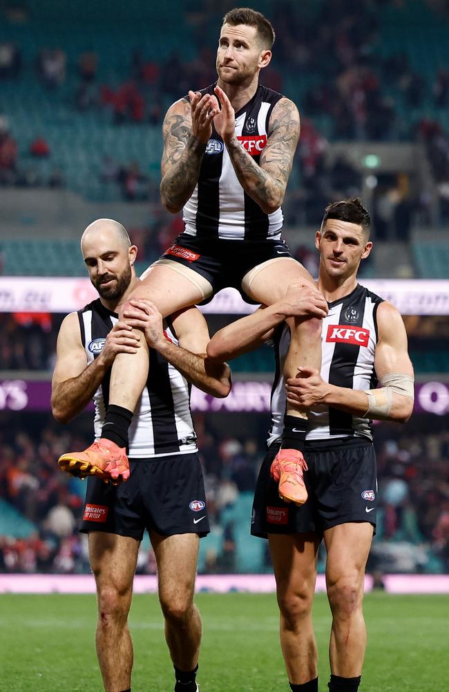 All three are set to go on next season. Picture: Michael Willson/AFL Photos via Getty Images