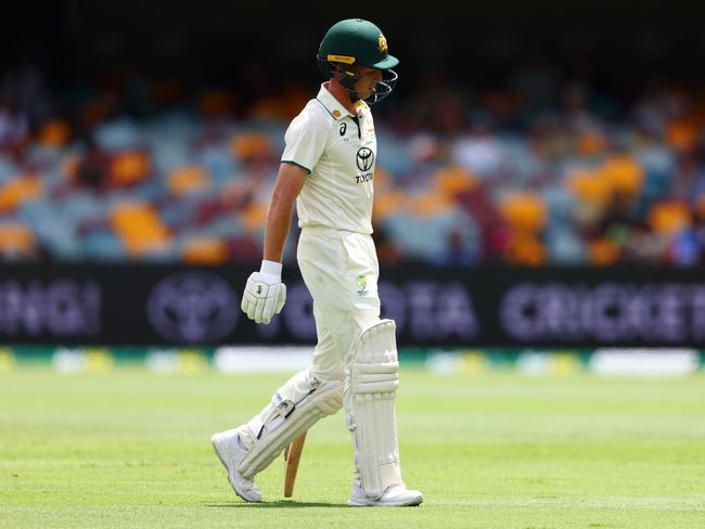 Nathan McSweeney is no guarantee to play in the Boxing Day Test. Picture: Getty