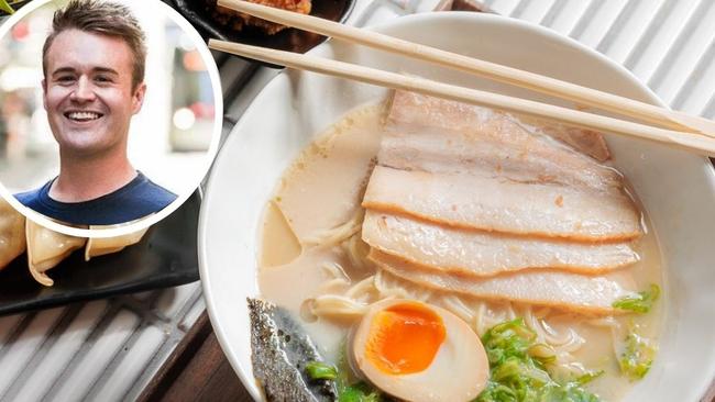 Motto Motto chief operating officer Matt Fickling was looking forward to selling $1 ramen to celebrate opening at Fairfield Central. Picture: Supplied.