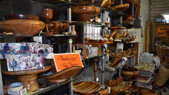 The Mackay Woodturning Club’s Rod Madam's creations, taken on March 29, 2022. Picture: Lillian Watkins