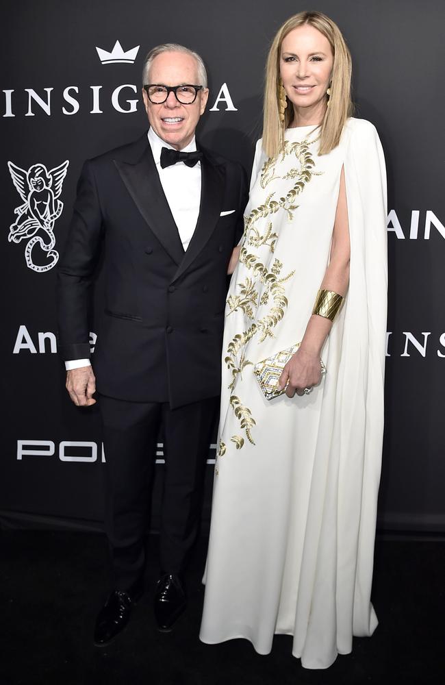 Fashion designer Tommy Hilfiger and his wife Dee Ocleppo Hilfiger. Picture: Steven Ferdman/AFP