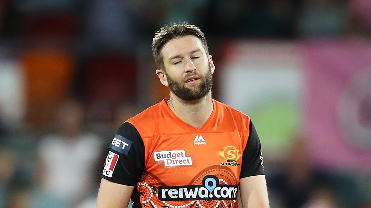 Andrew Tye of the Scorchers.