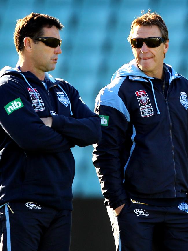 The pair worked together as NSW Origin coaches. (Gregg Porteous)