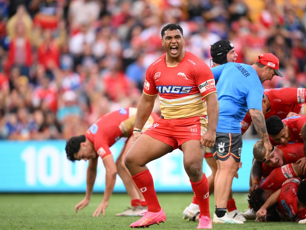 Tevita Pangai Junior has resurrected his NRL career at the Dolphins. Picture: NRL Photos