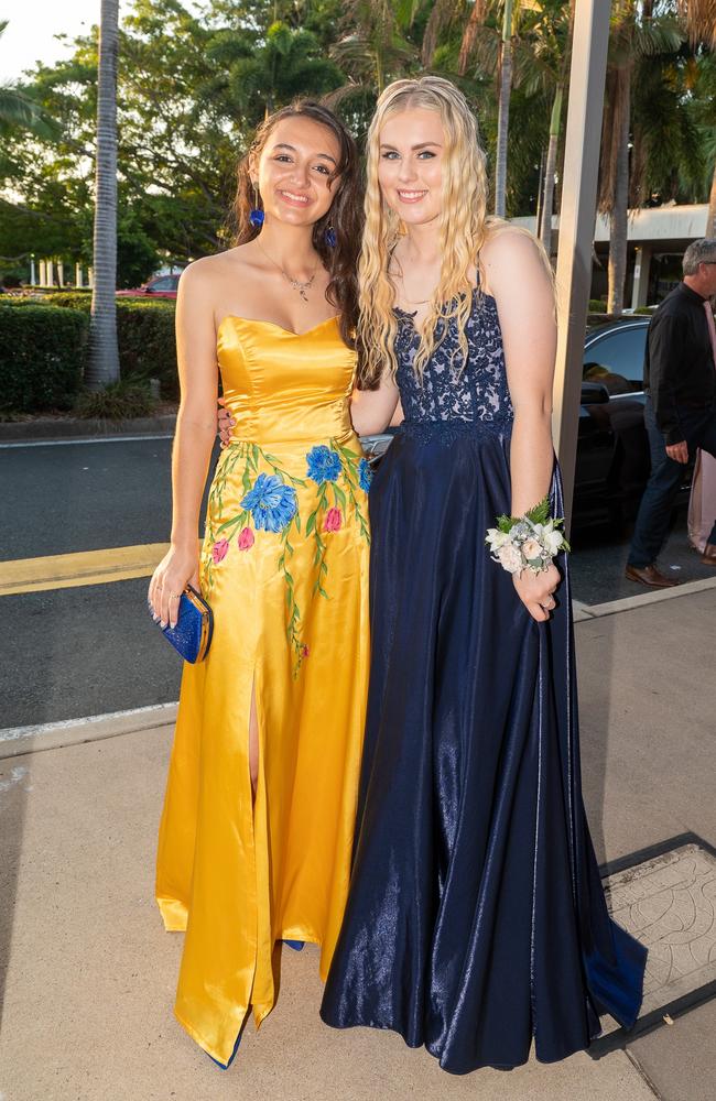 Kasey Attard and Yolanda Porter at Mackay Christian College Graduation dinner, Thursday 16 November 2023 Picture:Michaela Harlow