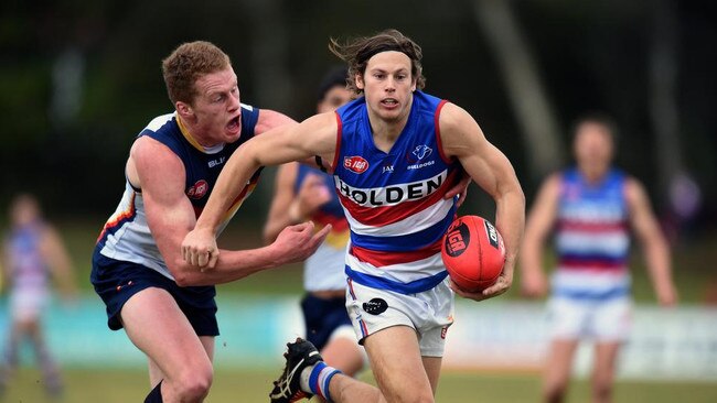 Gumeracha star Sam Hanna during his time with Central District. Picture: Tom Huntley