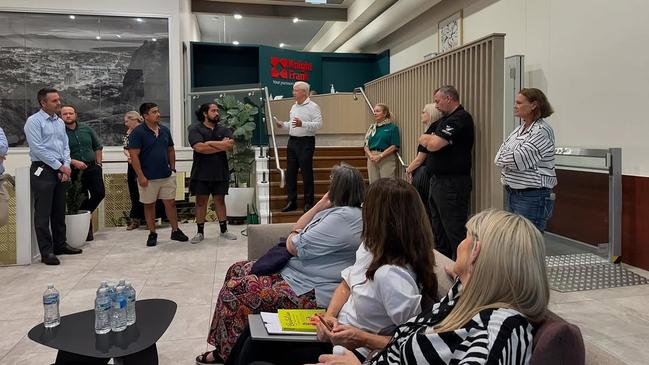 A crowd of almost 50 concerned locals gathered at the inaugural meeting of UpTown Townsville to discuss solutions to revive the CBD. Picture: Supplied.