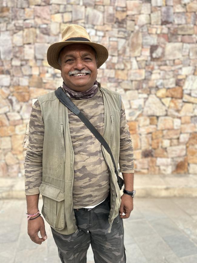 Rajesh Gujar, naturalist guide in Ranthambore. Picture: Penny Hunter