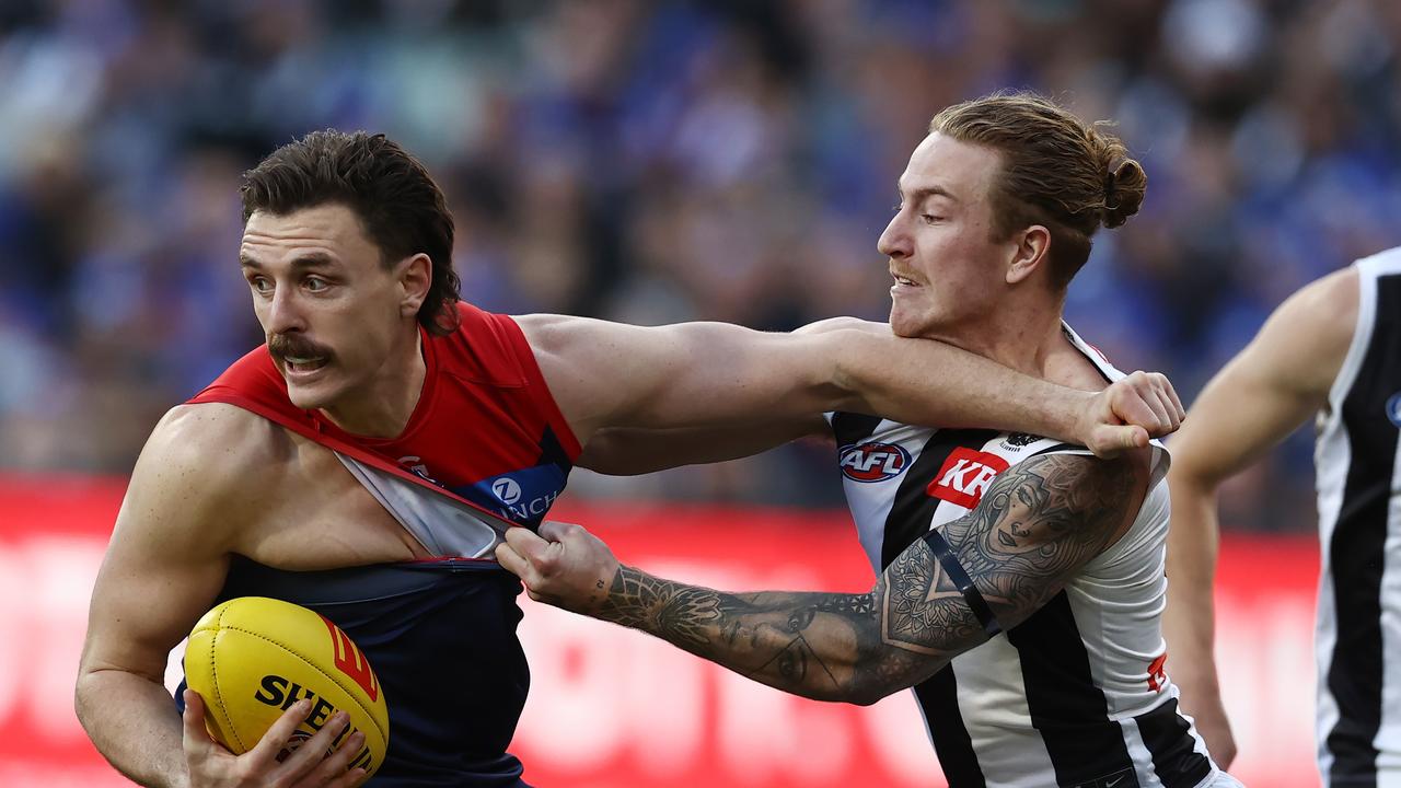 Tenacity over talent has gotten Beau McCreery to where he is in the AFL. Picture: Michael Klein