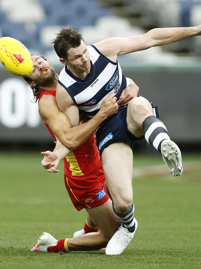 Patrick Dangerfield picked up 20 possessions in the win.