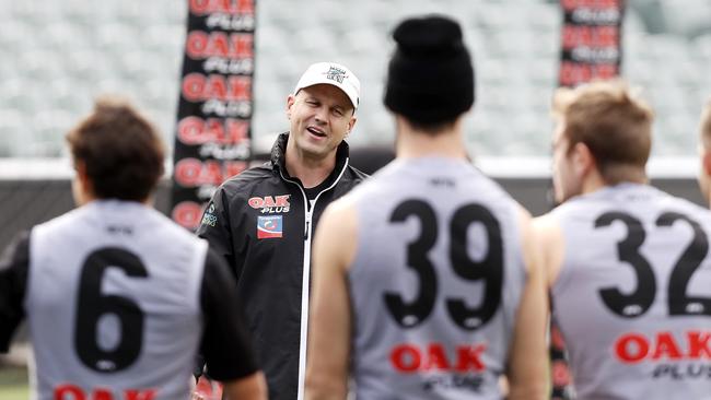 Matthew Nicks during his time at Port Adelaide in 2018. Picture SARAH REED