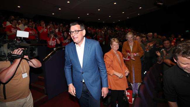 Premier Dan Andrews at the Cranbourne Labor campaign launch. Picture: Rebecca Michael