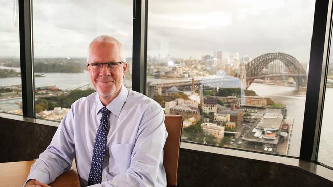 24/03/17 Justin Milne - ABC Chairman pictured at Credit Suisse office in Sydney - Picture Renee Nowytarger.   Australian