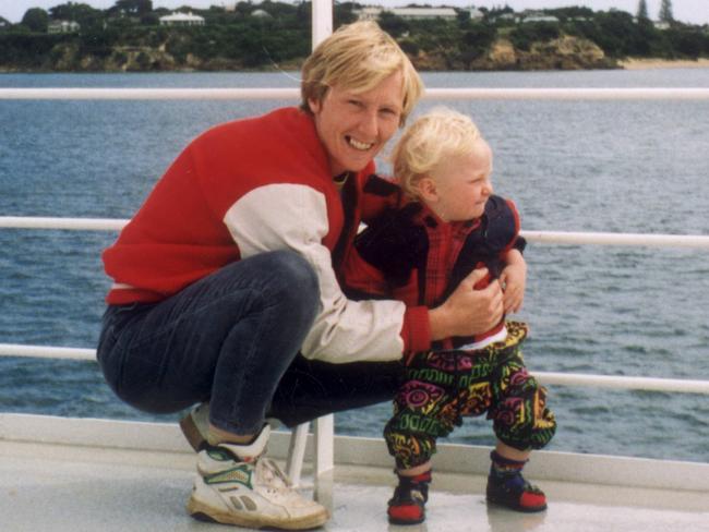 Vicki Jacobs and her son Ben enjoying their time together before her execution-style killing.