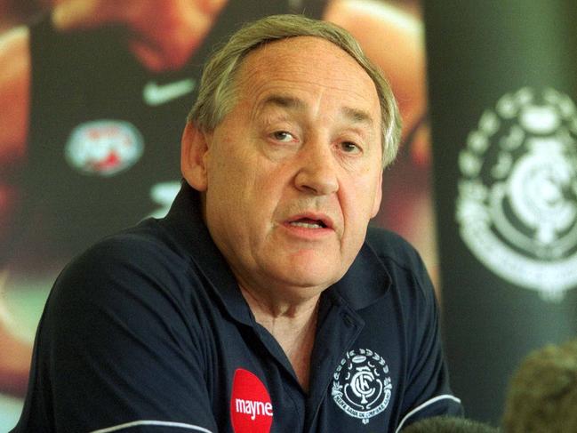 Ian Collins, Carlton president in 2002. Picture: Joe Mann