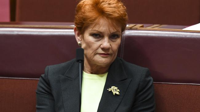 Pauline Hanson.  Picture: AAP.