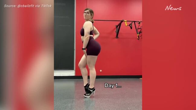 Woman unrecognisable after bodybuilding transformation