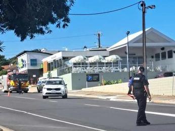 Police are trying to get a man off the roof at Christies Beach Hotel . Picture: Supplied